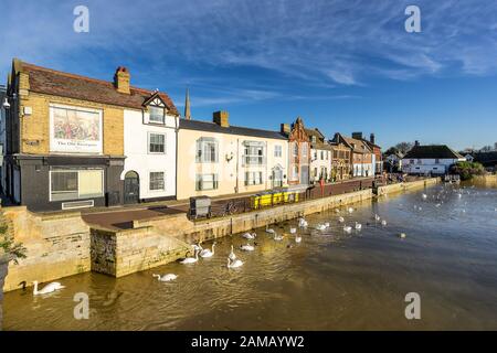 ST Ives in der Grafschaft Cambridgeshire England Stockfoto