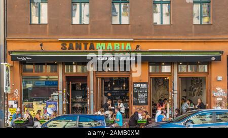 Santa maria, mexikanischer Diner Stockfoto