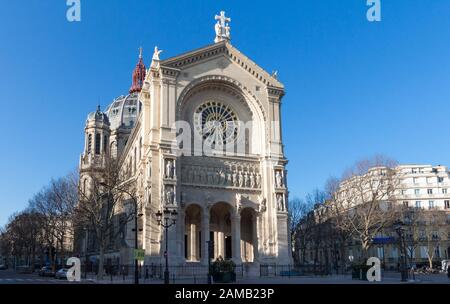 Die Kirche von St. Augustine ist eine katholische Kirche im Boulevard Malesherbes in Paris. Stockfoto