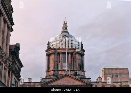 Liverpool, Großbritannien - 19. Oktober 2019: Liverpool Town Hall Dome Stockfoto