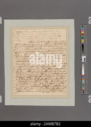 Lesen Sie, George Newcastle An Benjamin Chew Die Digitalisierung wurde durch ein Lead-Geschenk der Polonsky Foundation ermöglicht.; Lesen Sie, George. Newcastle. An Benjamin Chew Stockfoto