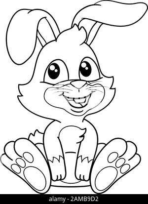 Osterhase Hase Cartoon Stock Vektor