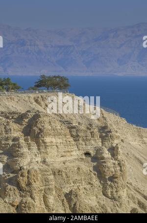 Außendienst nahe der ein Gedi Field School, Totes Meer, Israel Stockfoto