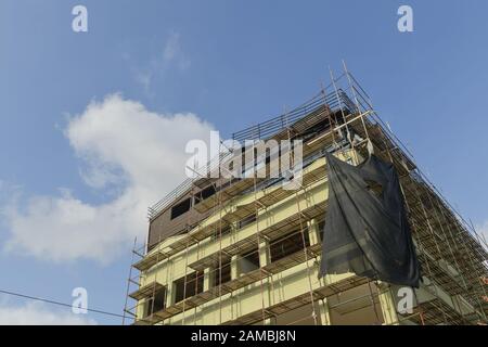 Rohbau, Drusendorf Daliyat al-Karmel, Karmelgebierge, Israel Stockfoto