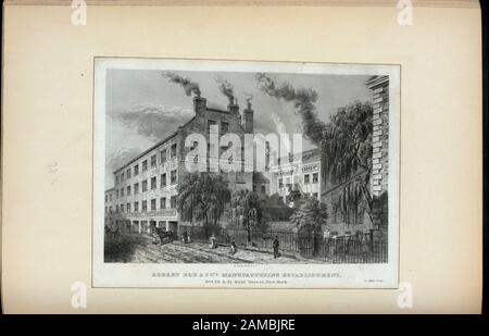 Robert Hoe & Co's Manufacturing Establishment, Nr. 29 und 31 Gold Street, New York, Illustriert von Thomas Addis Emmet, 1880. Band 2 besteht aus den Seiten 1-99 des Jahres 1865, Quarto, Ausgabe des Werks, Band 3 der Seiten 99-213, Band 5 der Seiten 303-400. Citation/Reference: EM12903 Gedruckt von R. Miller.; Robert Hoe & Co.'s Manufacturing Establishment, Nr. 29 und 31 Gold Street, New York. Stockfoto