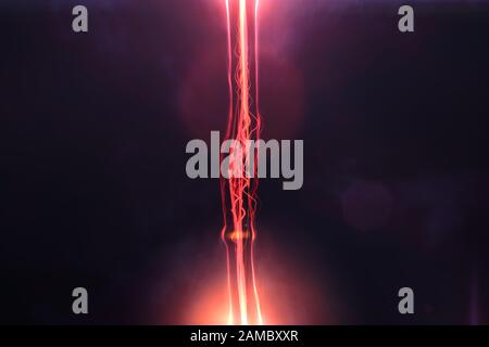 Abstrakter Hintergrund der elektrischen Energie Stockfoto
