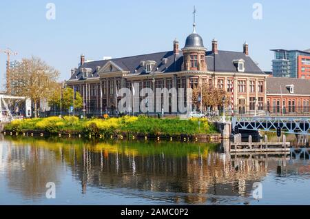 Historisches Royal Dutch Mint (Koninklijke Nederlandse Munt, KNM) Gebäude an einem sonnigen Nachmittag. Utrechter, Niederlande. Stockfoto