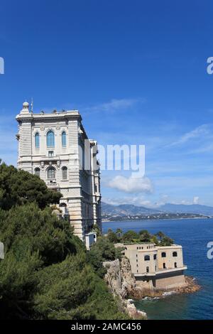 Ozeanographisches Museum, Monaco, Cote d ' Azur, Mittelmeer, Europa Stockfoto