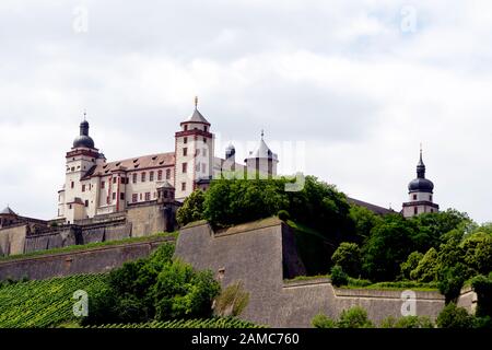 Festung Marienberg, Würzburg, Bayern, Deutschland Stockfoto