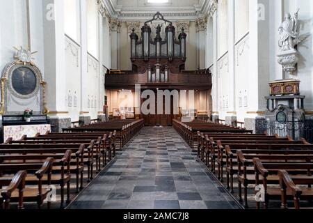 St. Peter, Paul und da Cyrenius Kathedrale, Malmedy, Lüttich, Belgien Stockfoto