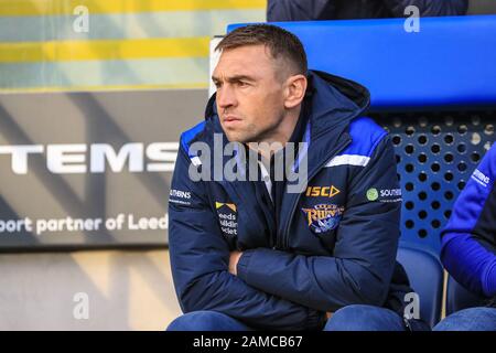 Januar 2020, Headingley Carnegie Stadium, Leeds, England; Jamie Jones-Buchanan, Rob Burrow Testimonial, Leeds Rhinos gegen Bradford Bulls: Kevin Sinfield von Leeds Rhinos Credit: Mark Cosgrove/News Images Stockfoto