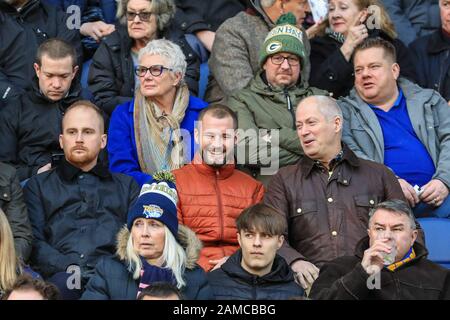 Januar 2020, Headingley Carnegie Stadium, Leeds, England; Jamie Jones-Buchanan, Rob Burrow Testimonial, Leeds Rhinos gegen Bradford Bulls: Zak Hadaker ist im Publikum Credit: Mark Cosgrove/News Images Stockfoto