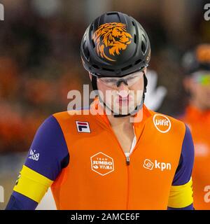 Heerenveen, Niederlande. Januar 2020. Heerenveen, Thialf Eisstadion, 12-01-2020, Saison 2019/2020, European Single Distanzen Meisterschaften. Sven Kramer während des Spiels EC Single Distances 12-02-2020 Credit: Pro Shots/Alamy Live News Stockfoto