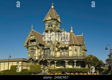 Carson Mansion in Eureka auf Redwood Coast, Kalifornien, USA Stockfoto