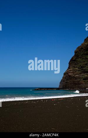 Strand von Puerto de Tazacorte, La Palma, Kanarische Inseln, Spanien Stockfoto
