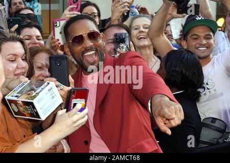 Miami, FL, USA. Januar 2020. Will Smith bei der Premiere von Bad Boys For Life Miami im Regal South Beach Theatre in Miami, Florida am 12. Januar 2020. Kredit: Mpi140/Media Punch/Alamy Live News Stockfoto