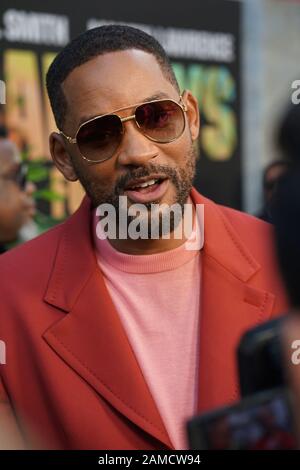 Miami, FL, USA. Januar 2020. Will Smith bei der Premiere von Bad Boys For Life Miami im Regal South Beach Theatre in Miami, Florida am 12. Januar 2020. Kredit: Mpi140/Media Punch/Alamy Live News Stockfoto