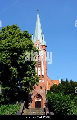 Evangelische Kirche St. Jakobus, Wrestedt-Wieren, Niedersachsen, Deutschland Stockfoto