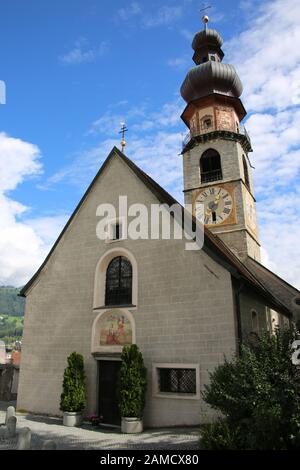 Rainkirche, St. Katharina auf dem Regen, Bruneck, Südtirol, Italien Stockfoto