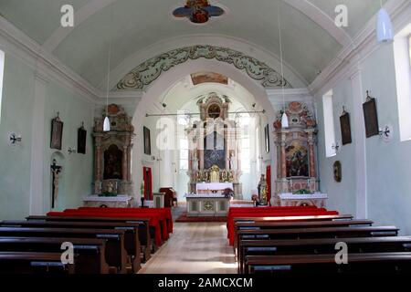 Rainkirche, St. Katharina auf dem Regen, Bruneck, Südtirol, Italien Stockfoto