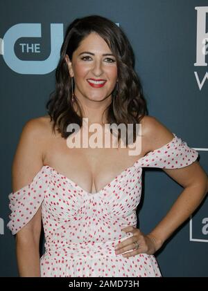 Santa Monica, USA. Januar 2020. Santa MONICA, CA - 12. JANUAR: D'Arcy Carden nimmt am 12. Januar 2020 in Santa Monica, Kalifornien, an den 24. Jährlichen Critics' Choice Awards im Barker Hangar. Foto; Crash/imageSPACE Credit: Imagespace/Alamy Live News Stockfoto