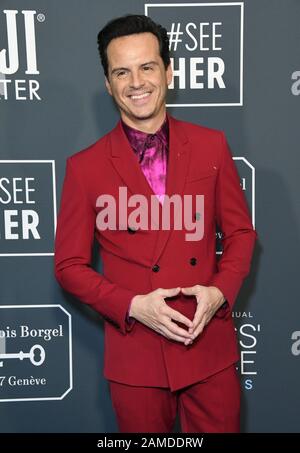 Santa Monica, Kalifornien, USA. Januar 2020 - Santa Monica, Kalifornien - Andrew Scott. 25th Annual Critic's Choice Awards im Barker Hangar. Foto-Credit: Birdie Thompson/AdMedia/MediaPunch Credit: MediaPunch Inc/Alamy Live News Stockfoto