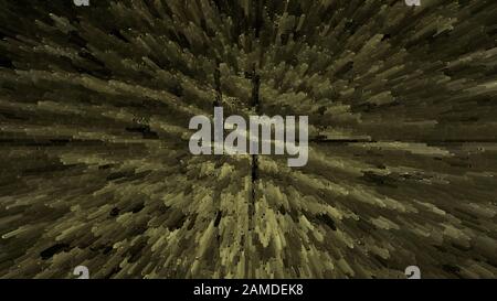 Schöne geometrische Splash-Illustration. Abstrakter Hintergrund Stockfoto