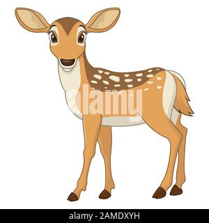 Cute deer Cartoon Stock Vektor