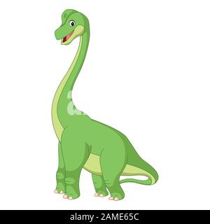 Cartoon brachiasaurus Stock Vektor