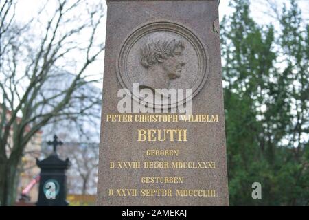 Schnapp Peter Christian Wilhelm Beuth, Dorotheenstädtischer Friedhof, Chausseestraße, Mitte, Berlin, Deutschland Stockfoto