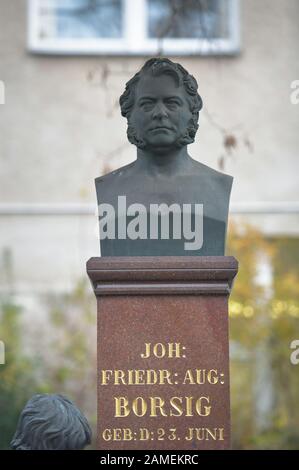 Greifen Sie Johann Friedrich August Borsig, Dorotheenstädtischer Friedhof, Chausseestraße, Mitte, Berlin, Deutschland Stockfoto