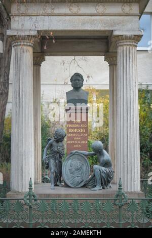 Greifen Sie Johann Friedrich August Borsig, Dorotheenstädtischer Friedhof, Chausseestraße, Mitte, Berlin, Deutschland Stockfoto