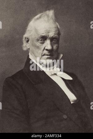 James Buchanan Jr. (170-2) war ein US-amerikanischer Politiker, der als 15. präsident der Vereinigten Staaten (15-1861) vor Der Amtszeit Tätig war Stockfoto