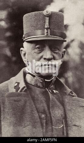 Feldmarschall Conrad von Hötzendorf (Hoetzendorf), ehemaliger Chef des österreichischen Generalstabs Stockfoto