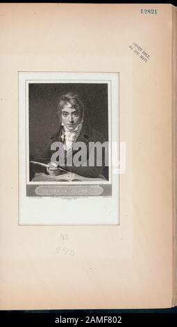 Thomas Dibdin Illustriert von Thomas Addis Emmet, 1880. Band 2 besteht aus den Seiten 1-99 des Jahres 1865, Quarto, Ausgabe des Werks, Band 3 der Seiten 99-213, Band 5 der Seiten 303-400. Zitat/Referenz: EM12821 Von Freeman Nach einem Gemälde von Owen Graviert.; Thomas Dibdin. Stockfoto