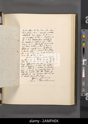 Ticknor, (William D), als bis 26. Mai 1861 Wurde Die Digitalisierung durch ein Leitgeschenk der Polonsky-Stiftung ermöglicht. Citation/Reference: Centenary Edition, XVIII, The Letters 1857-1864, S.382, #1160.; Ticknor, [William D.], als to. Mai 1861. Stockfoto