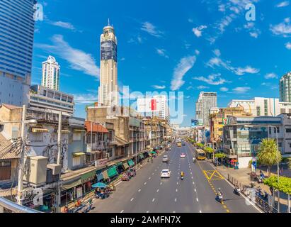 Bangkok, Thailand - 29. November 2019: Pratunam Shopping Market Area in Bangkok. Stockfoto