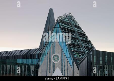 Hauptgebäude der Universität Leipzig, das Augusteum am Augustusplatz. Deutschland. Stockfoto