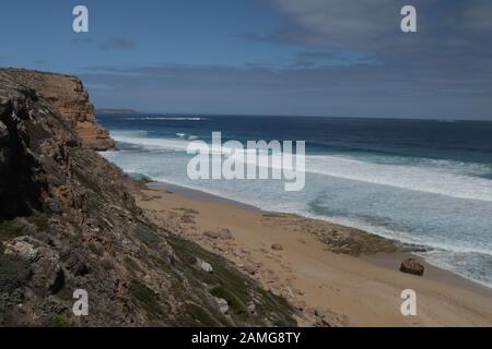 Wunderbarer Strand im Innes Ntional Park, Yorke Peninsula Stockfoto