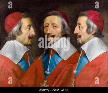 Kardinal Richelieu, Porträtgemälde von Philippe de Champaigne, ca. 1642 Stockfoto