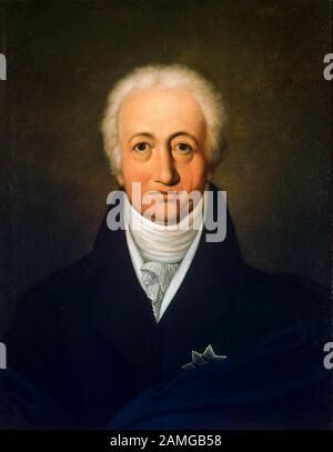 Johann Wolfgang von Goethea (1749-1832), Porträtgemälde von Ferdinand Jagemann, 181 Stockfoto