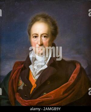 Johann Wolfgang von Goethe-Institut (1749-1832), Porträtgemälde von Gerhard von Kügelgen, 1808-1809 Stockfoto