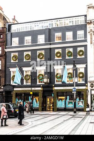 Tiffany & Co., Old Bond Street, London W1S, England, UK. Stockfoto