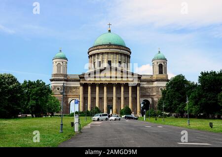 Hungaria, beeindruckende Kuppel von Esztergom, größte Kathedrale von Hungaria Stockfoto