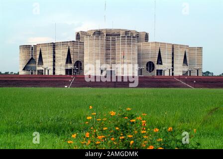 Bangladesch, Dhaka, parlamentsgebäude alias Jatiya Sangsad Bhaban Stockfoto