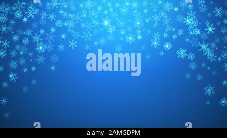 Winterkarte für Weihnachten, Neujahr Stock Vektor