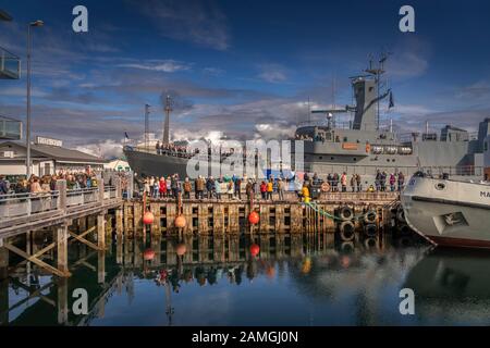 Reykjavik Harbour, Kulturtag, Reykjavik, Island Stockfoto