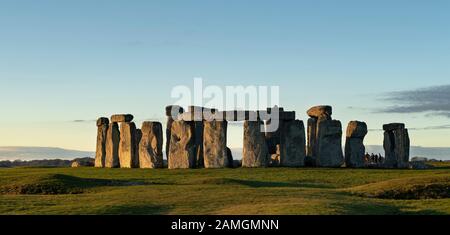 Stonehenge bei Sonnenaufgang Stockfoto