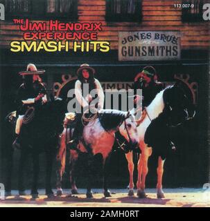 CD: The Jimi Hendrix Experience 'Smash Hits', veröffentlicht am 12. April 1968 bei Track Records. Stockfoto