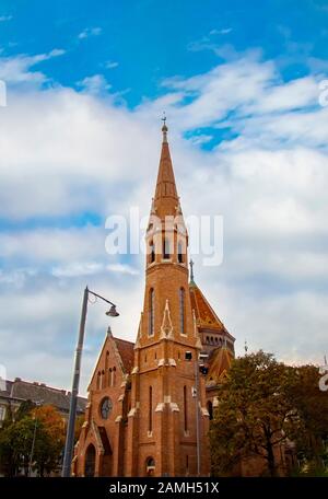 St. Matthias-Kirche in Budapest. Eines der wichtigsten Tempel in Ungarn. Stockfoto